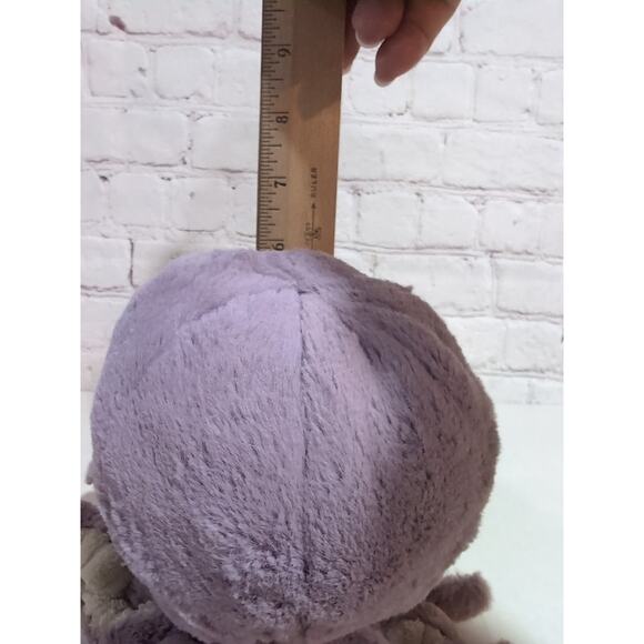 Purple Jellycat Octopus Stuffed Animal Baby Plush 6” Lilac Little Maya No Tag - Picture 10 of 10